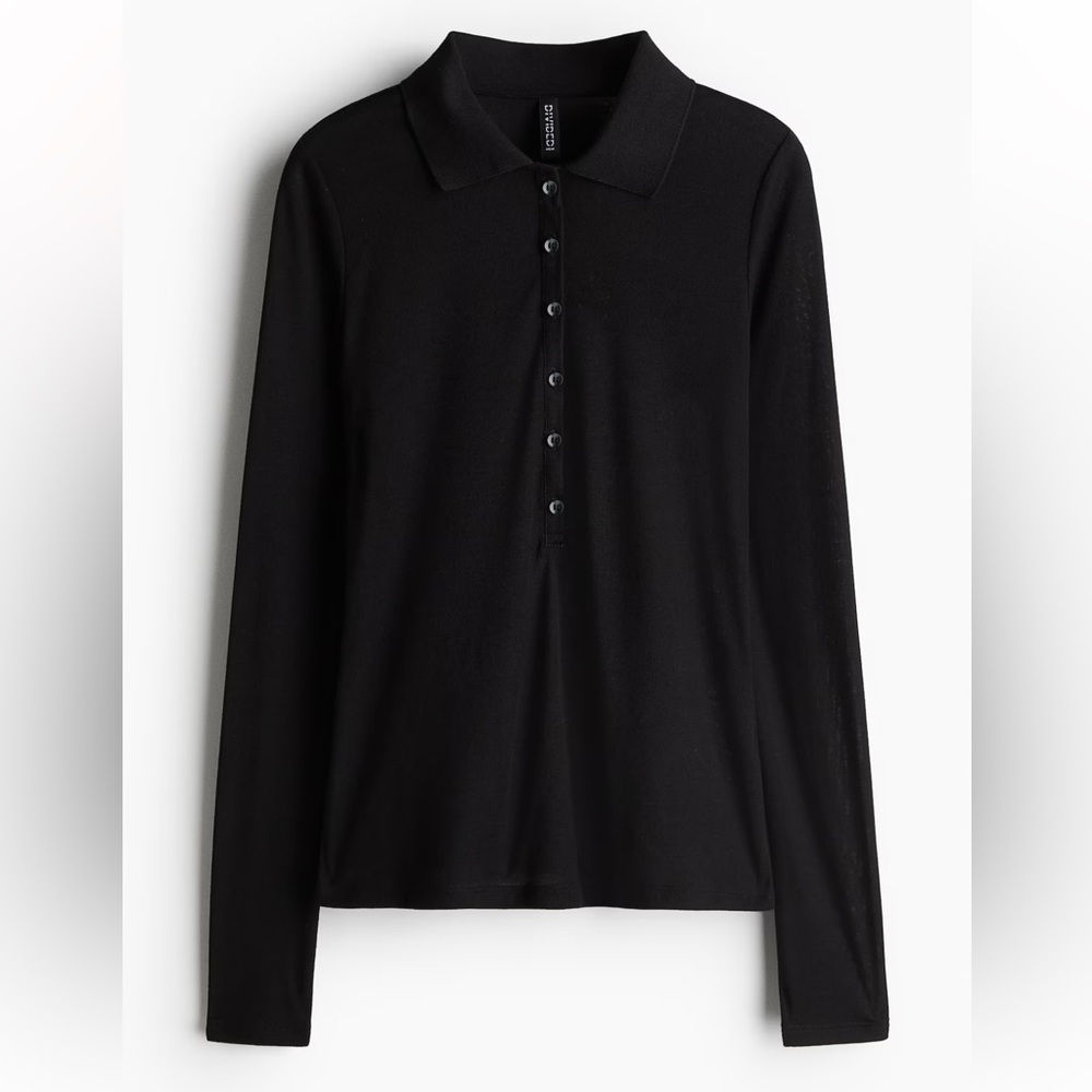 H&M Fitted Polo Shirt
